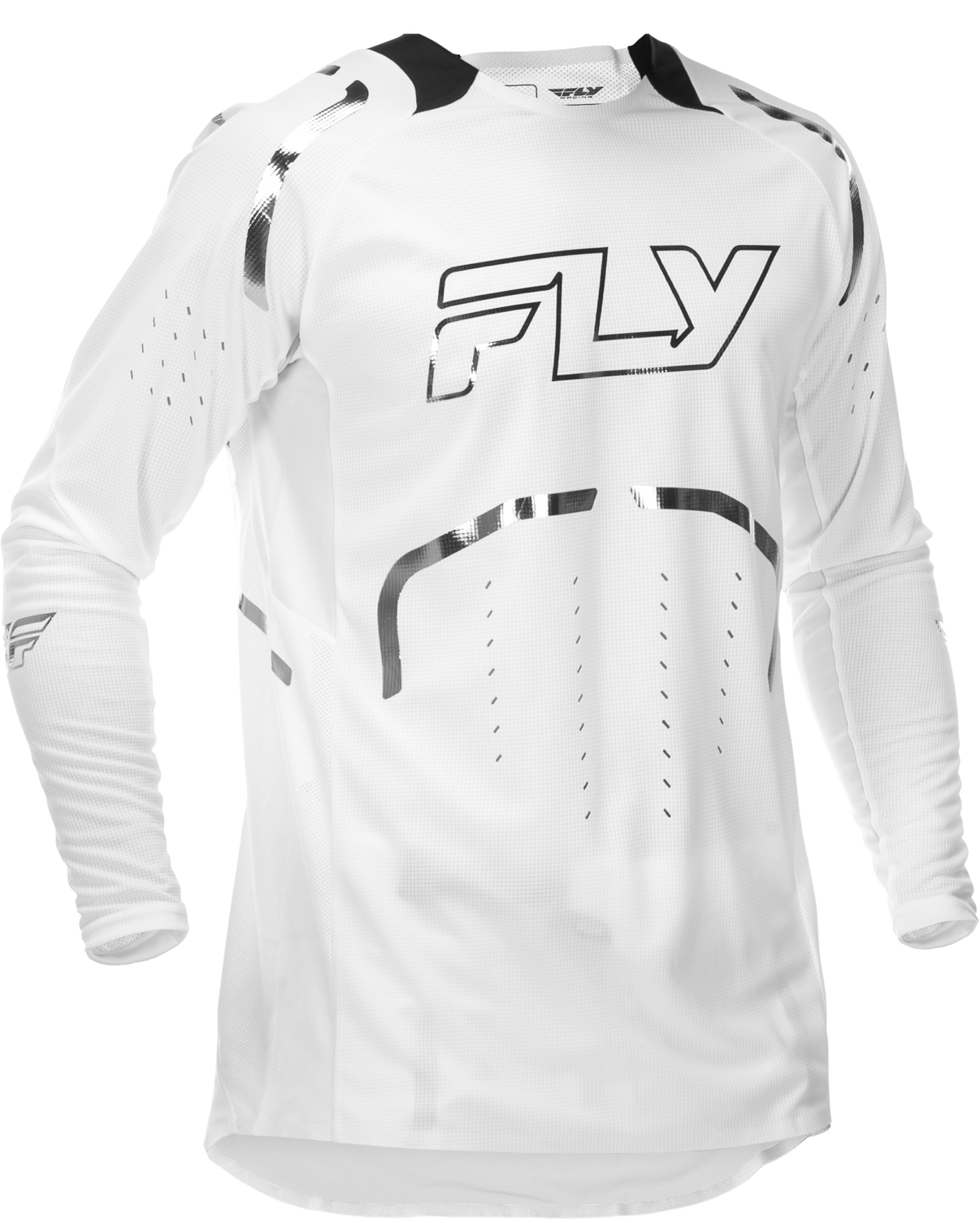 Evolution  Dst Le Flash Jersey White/Silver Lg