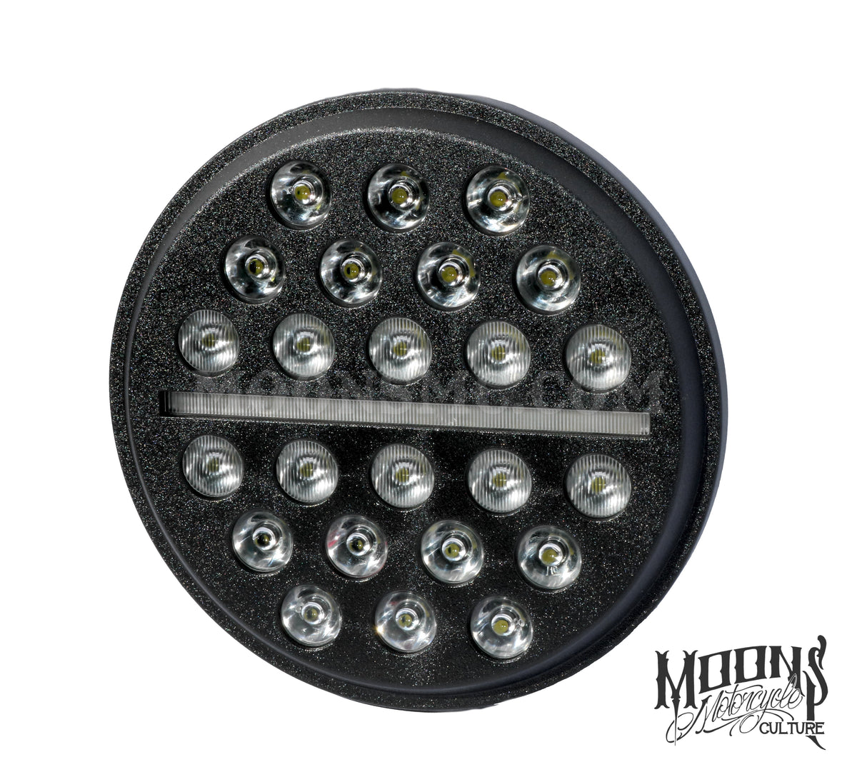 7" MOONSMC® Moonmaker Fly Eye® V1 LED Headlight MOONSMC® // Moons Motorcycle Culture