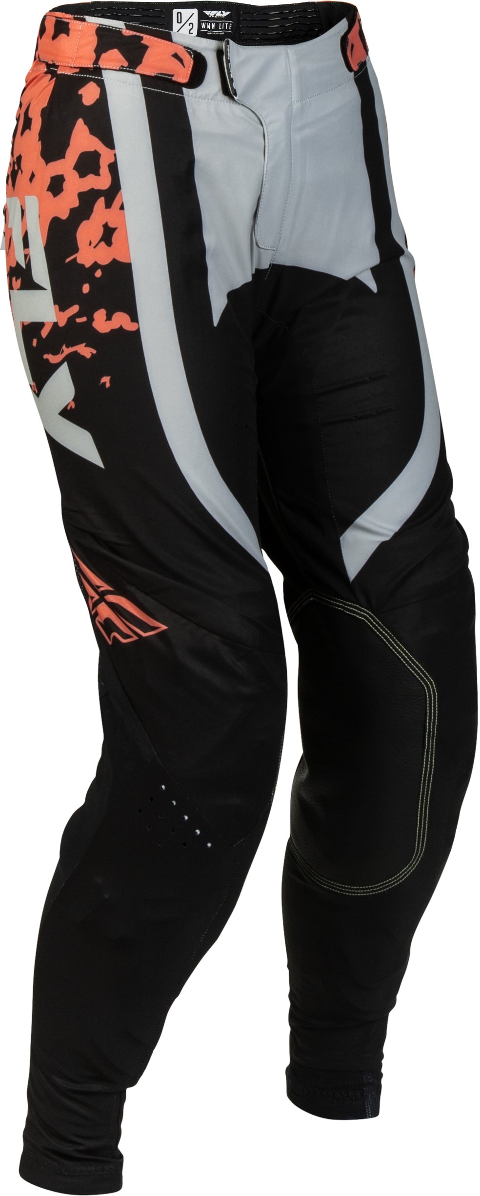 FLY Racing 2027 Women's Lite Flake Pants - Black/Light Grey/Coral
