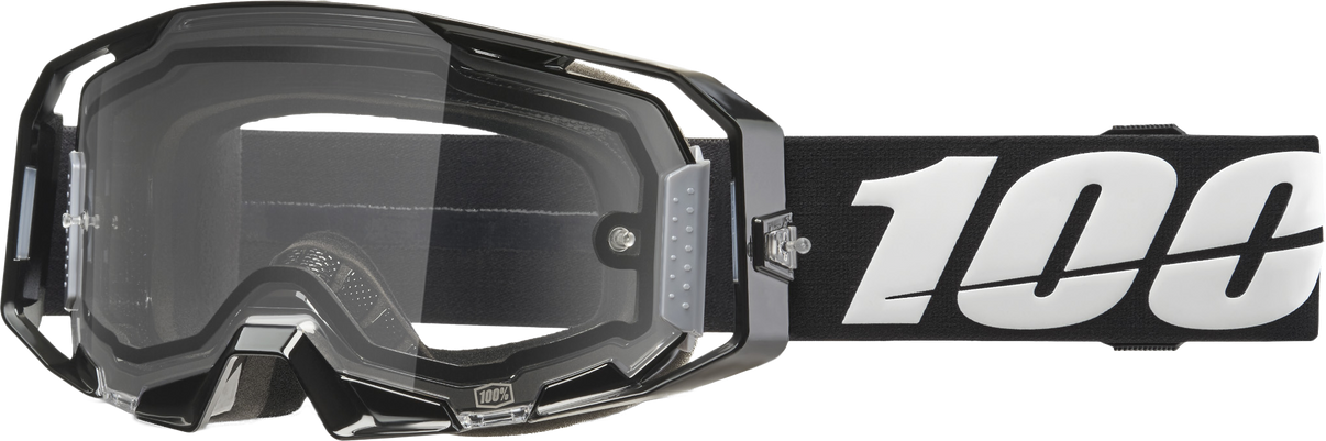 Armatic  Enduro Moto Goggle Black Clear Lens