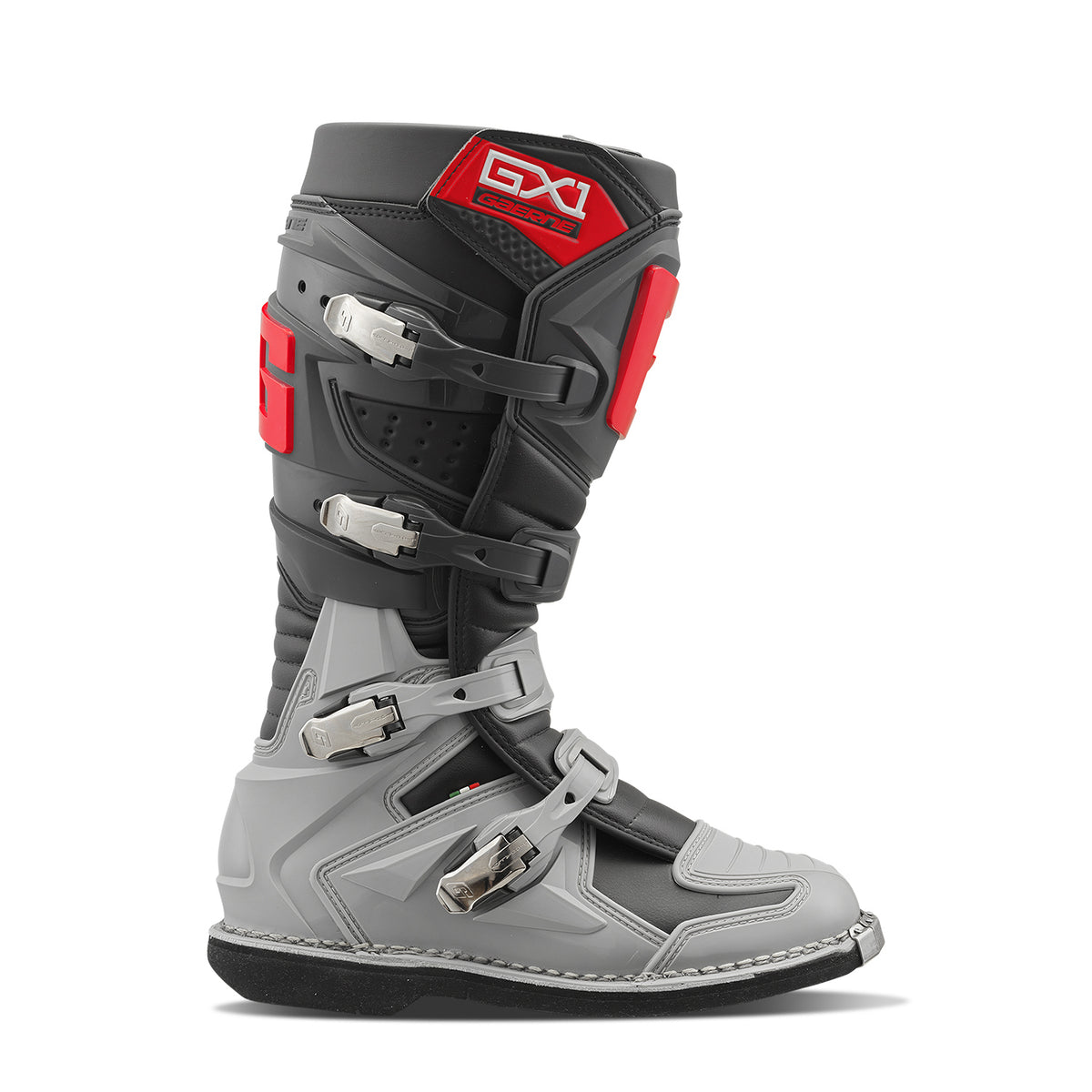 Gaerne GX1 Boots - Anthracite/Grey/Red