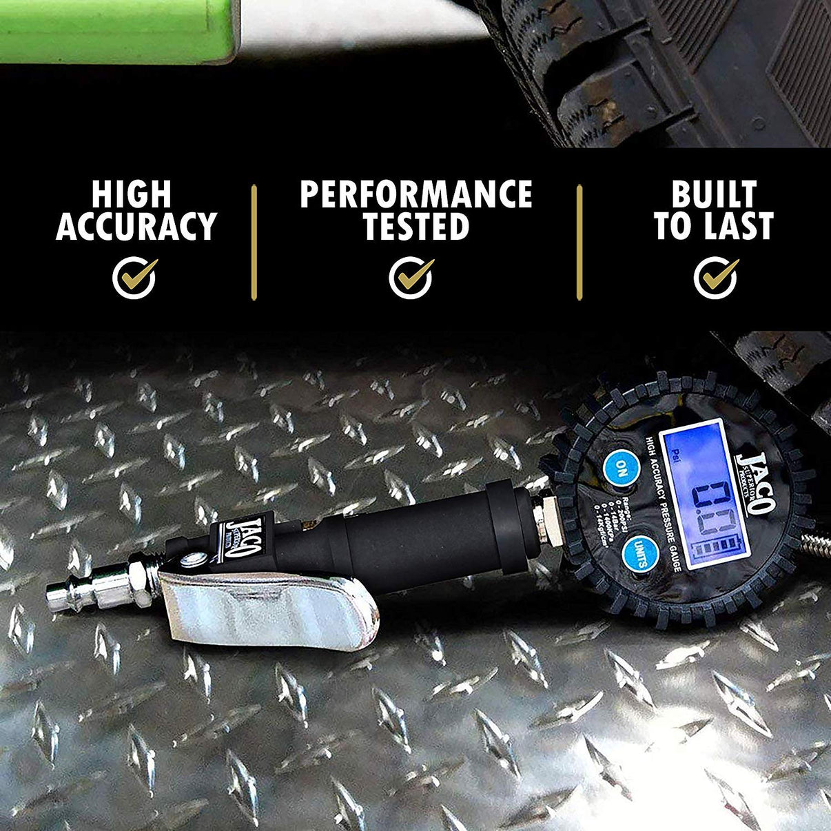 FlowPro® Digital Tire Inflator with Pressure Gauge - 200 PSI - LiveTheGnar