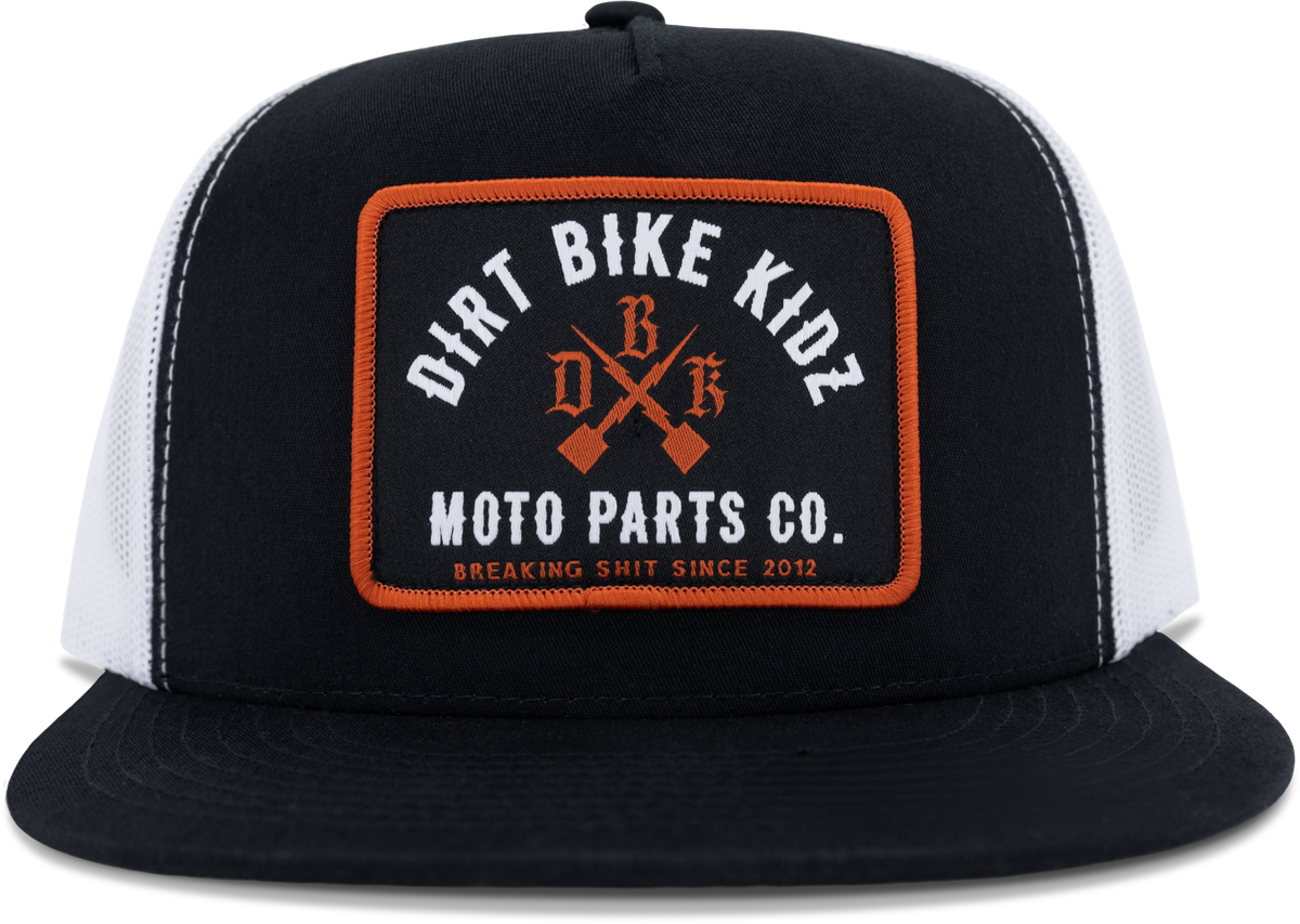 DBK MP Trucker 2Fifty Snapback Hat - Black/White