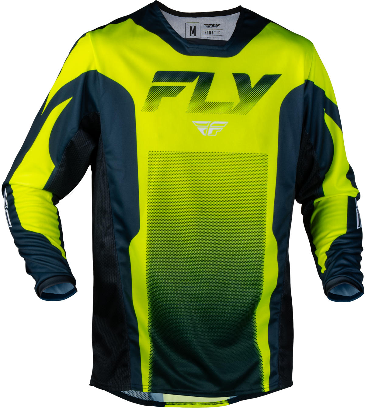 FLY Racing 2027 Kinetic Fade Jersey - Hi-Vis/Navy/White