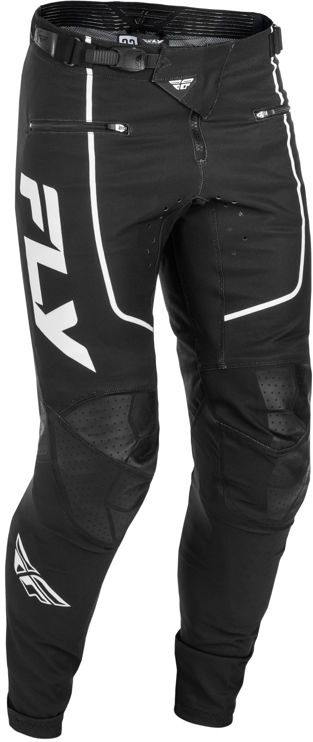 FLY Racing 2026 Youth Rayce BMX / MTB / eBike Pants - Black/White
