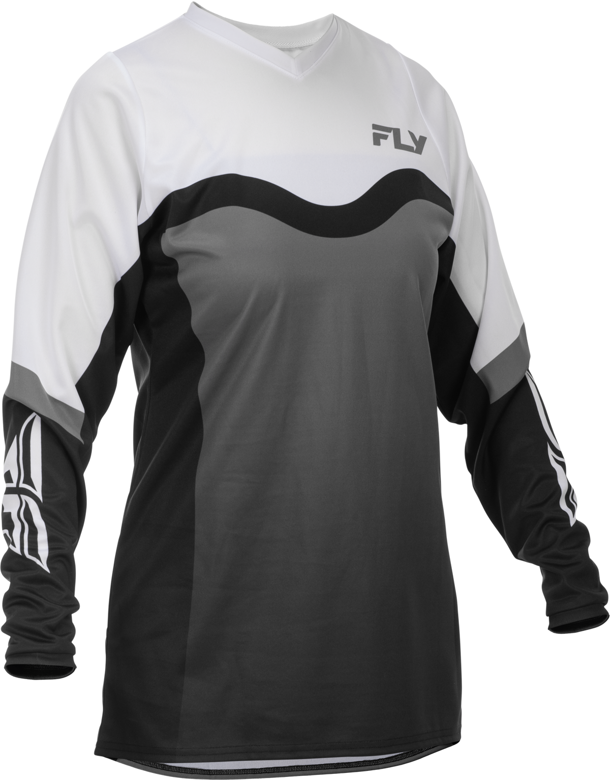 FLY Racing 2026 Women's F-16 Jersey - Grey/Black/White