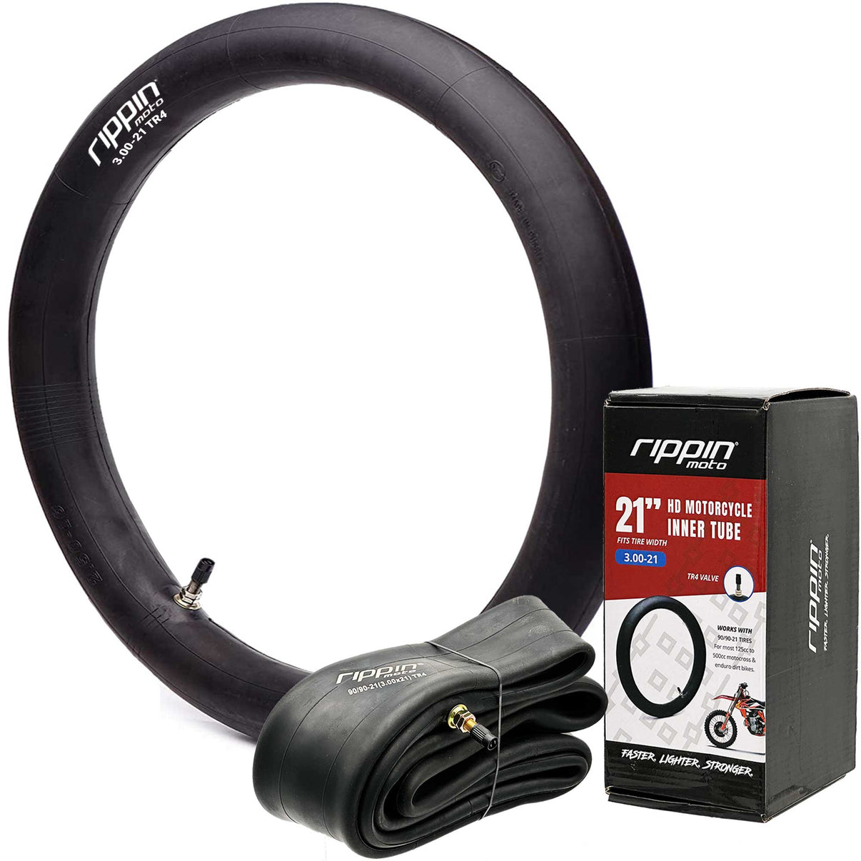 90/90-21 (3.00 x 21) Heavy Duty 21" Inner Tube 3mm Thick Rippin Moto