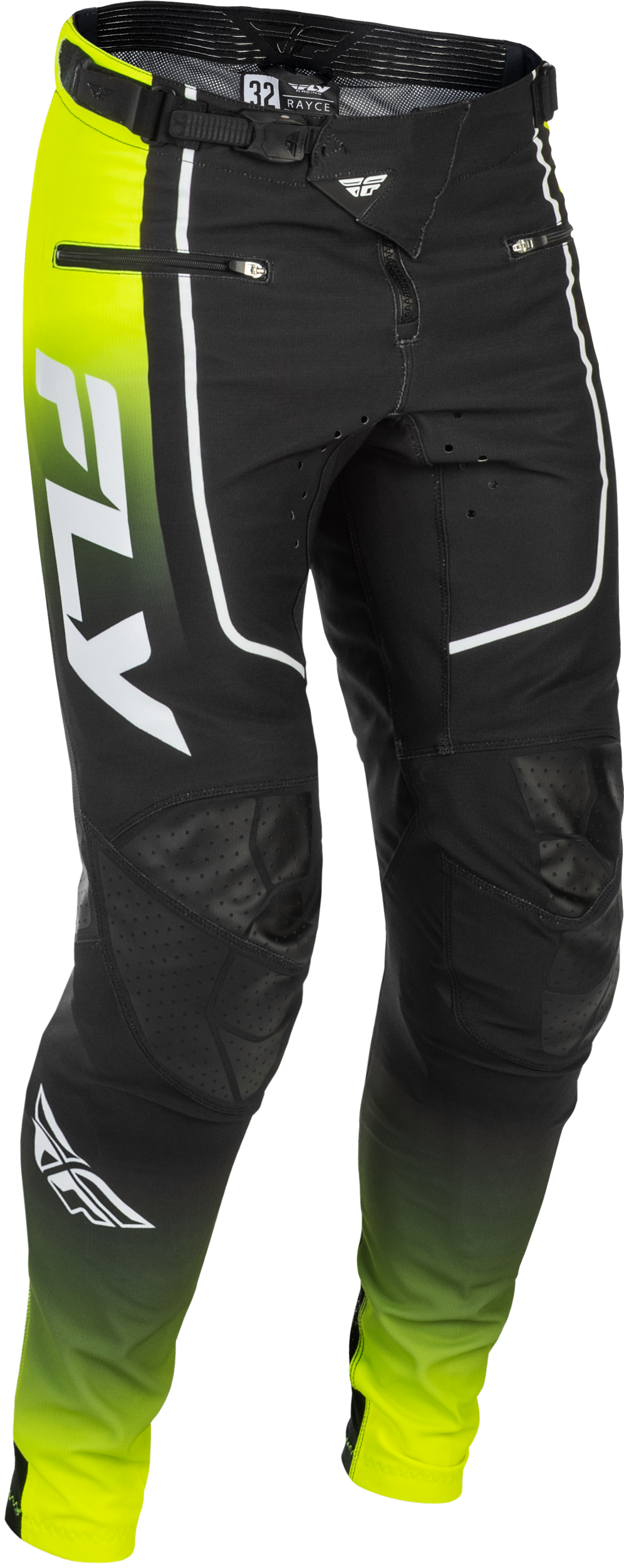 FLY Racing 2026 Youth Rayce BMX / MTB / eBike Pants - Lime/Black/White