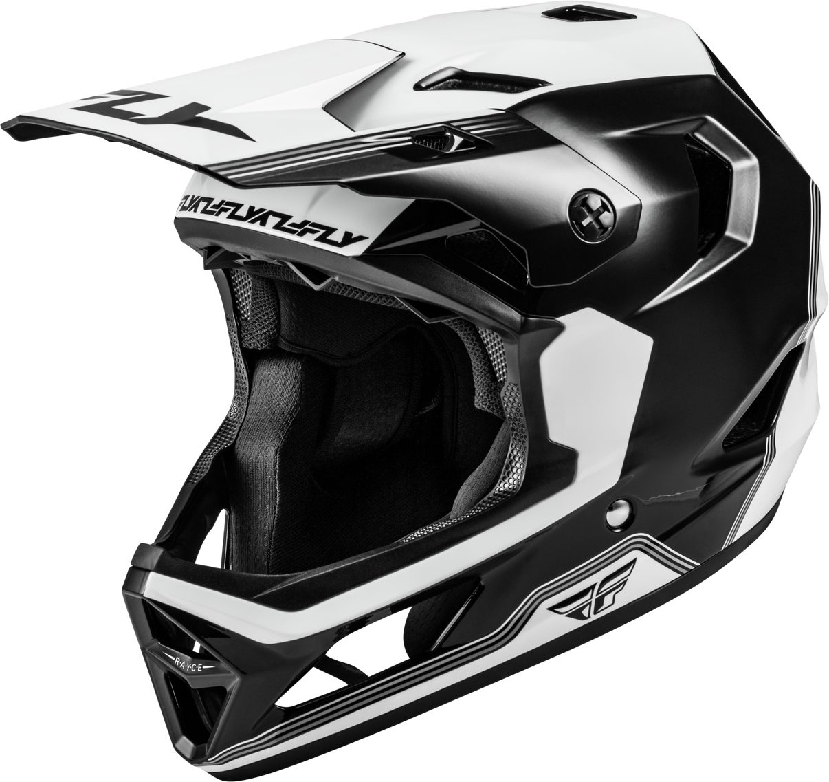 Rayce Repeat Bicycle Helmet Black/White Xs