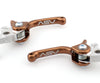 ASV Front & Rear Brake Levers for Surron Light Bee / Talaria Sting / Sting R / MX3 / MX4 / X3 - F3-E Series - Pair of Unbreakable ASV Levers -  Black / Red / Blue / Pink / Orange / Silver / Gold / Purple / Magnesium - LiveTheGnar
