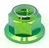 Anodized Titanium Nylock Nut - M12x1.25 Titanium Surron