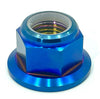 Anodized Titanium Nylock Nut - M12x1.25 Titanium Surron