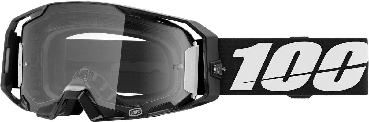 Armatic Goggle Black Clear Lens 100-PERCENT
