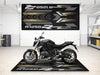 Designed Pit Mat for BMW R1250 R Motorcycle - MM7284 MPM Motorcycle Mat
