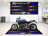 Designed Pit Mat for BMW R1250 R Motorcycle - MM7284 MPM Motorcycle Mat