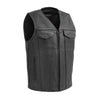 Badlands Men's Motorcycle Leather Vest - LiveTheGnar
