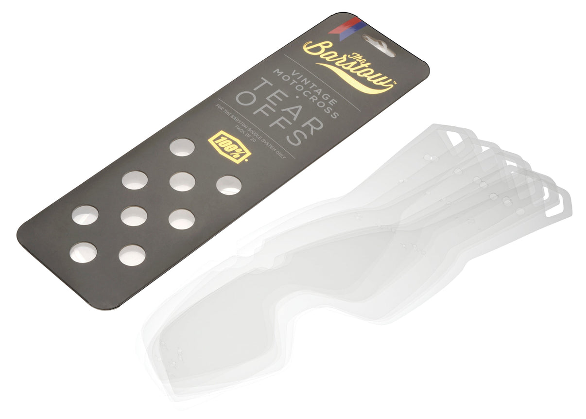 Barstow Standard Tear Offs Tear Offs 20 Pk 100-PERCENT