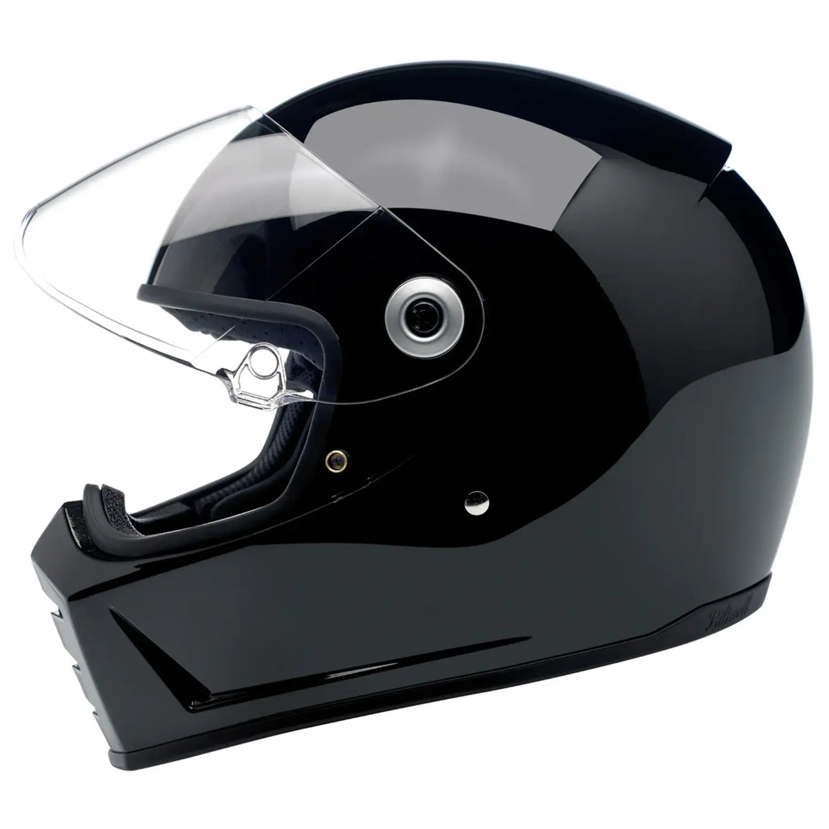 Biltwell Lane Splitter Helmet - Gloss Black Biltwell