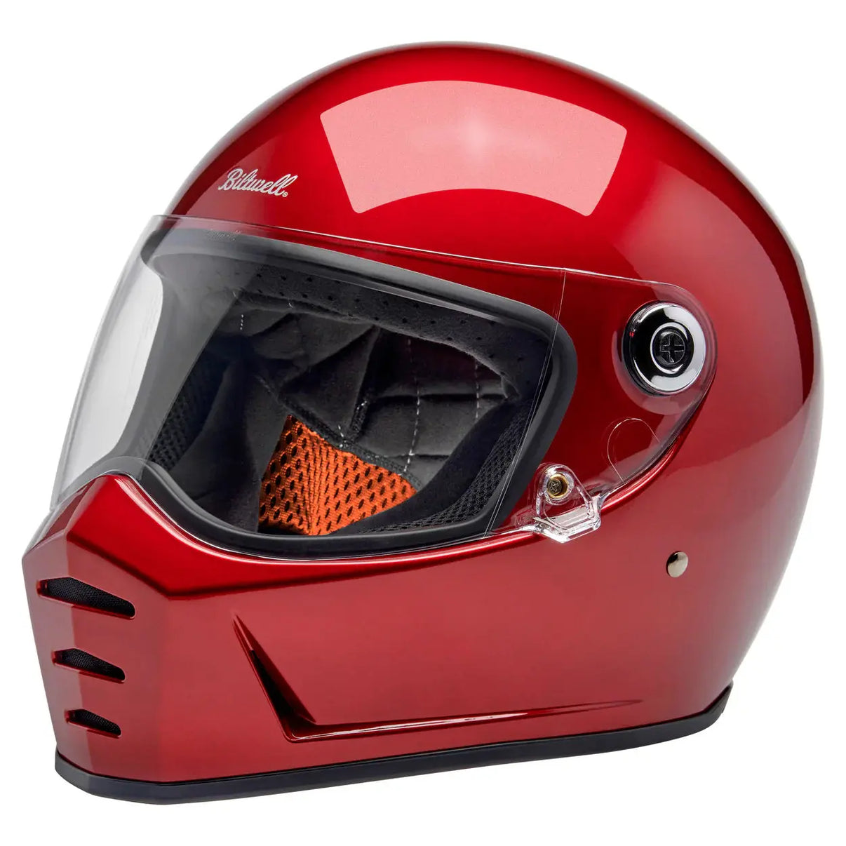 Biltwell Lane Splitter Helmet - Metallic Cherry Red Biltwell