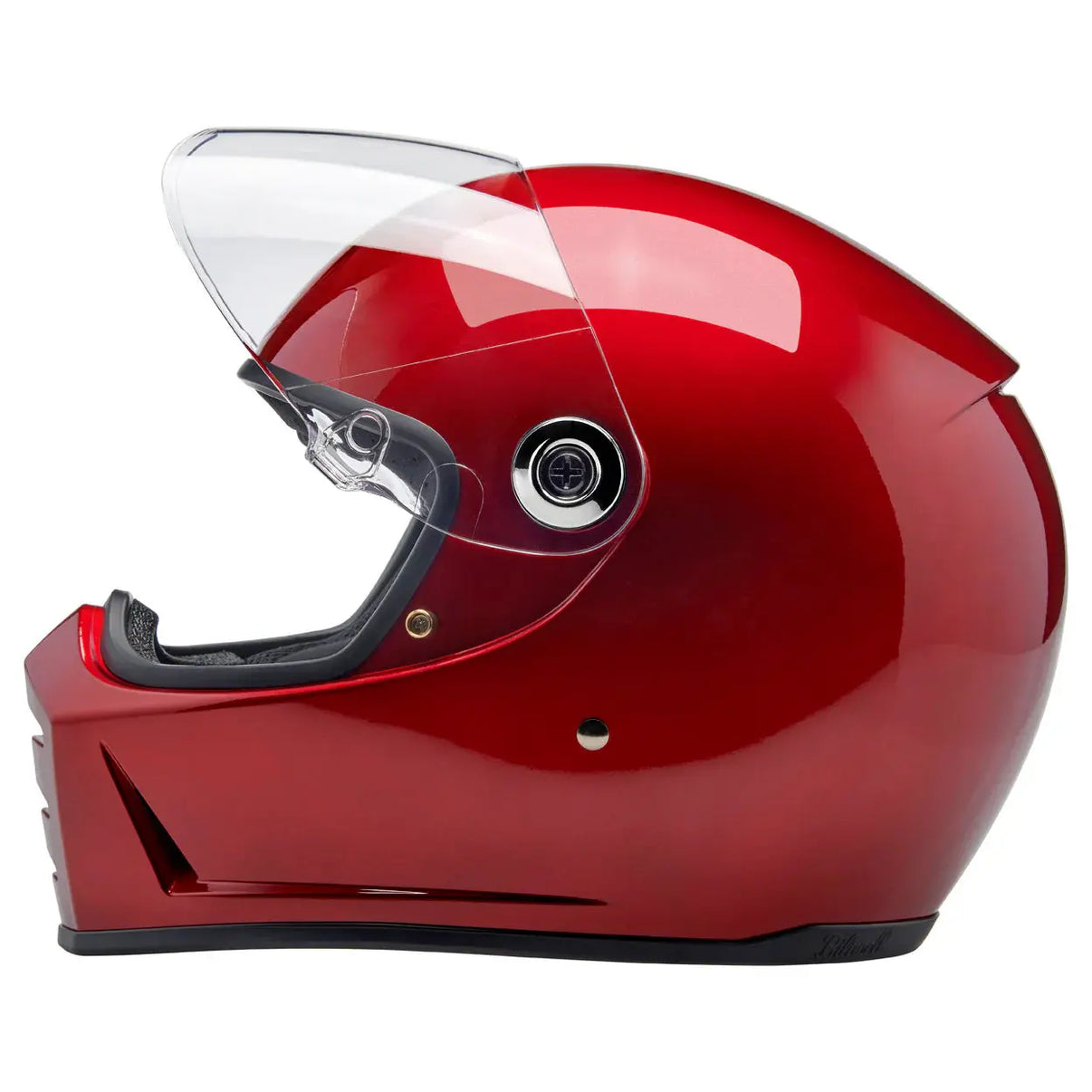 Biltwell Lane Splitter Helmet - Metallic Cherry Red Biltwell