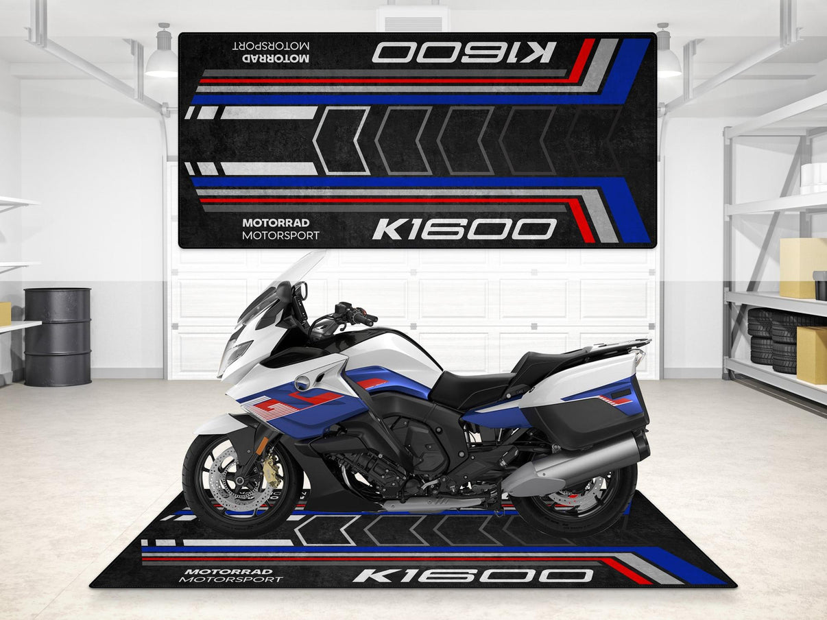 Designed Pit Mat for BMW K1600 Motorcycle - MM7282 MPM Motorcycle Mat