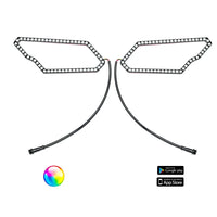 Can-Am Halos 187 Style w/ Control Harness by 5150 Whips - 2013 - 2023 - Can-Am - Maverick / Maverick Max / Maverick X3 / Maverick X3 Max / Maverick Trail / Maverick Sport / Maverick Sport Max 5150 Whips