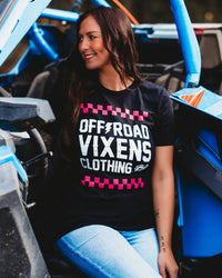 Checked Out Unisex Tee OFF-ROAD VIXENS CLOTHING CO.