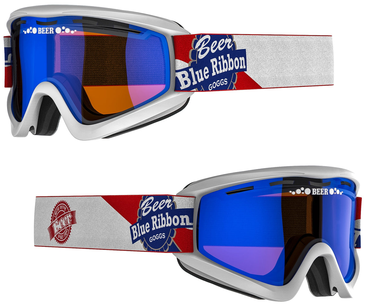 Cold Pbrb Goggle Blue Mirror BEER OPTICS