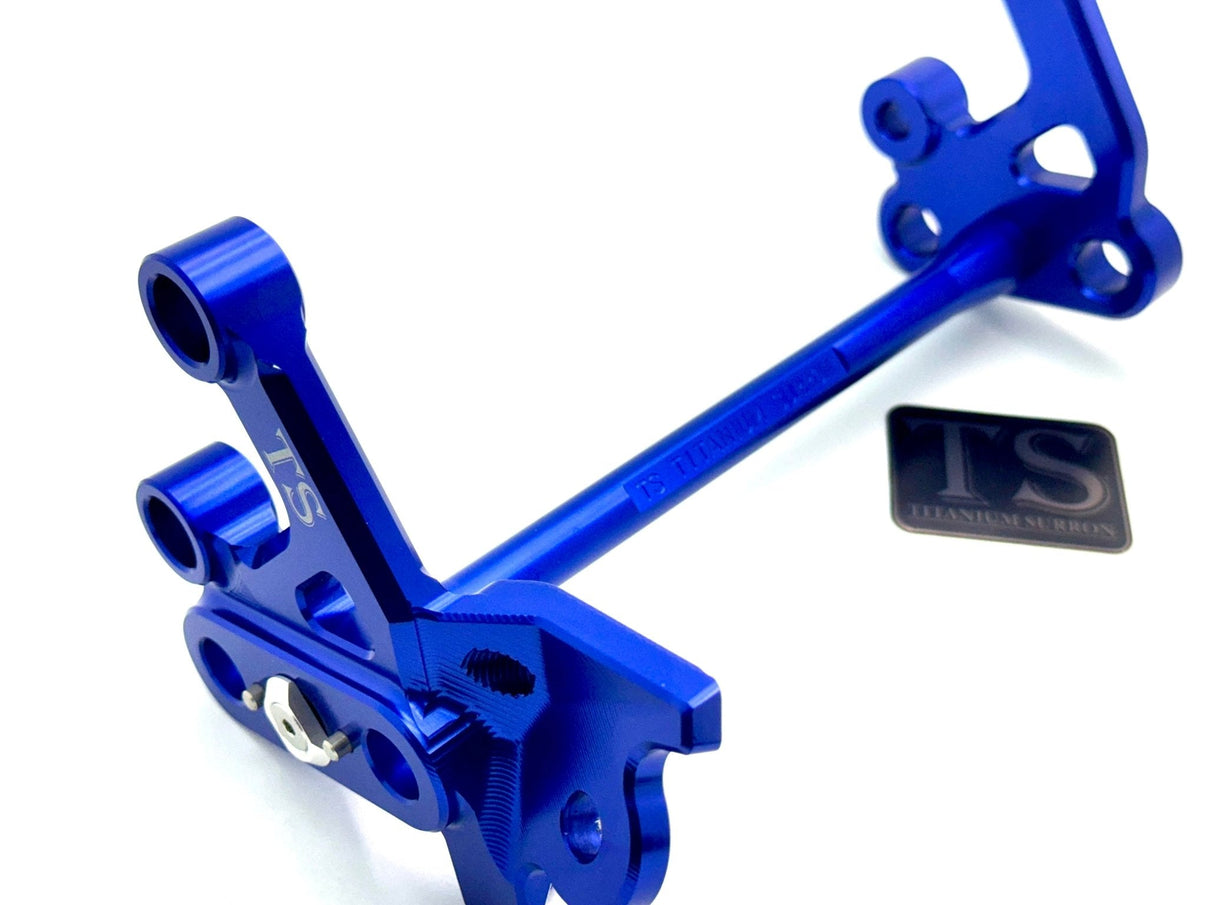 Custom CNC Aluminum Footpeg Bracket Assembly E-Ride Pro SS and S Titanium Surron