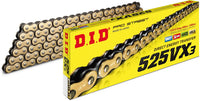 D.I.D 525 VX3 Gold/Black X-Ring Chain D.I.D