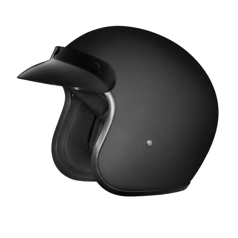 D.O.T. Daytona Cruiser- Dull Black Daytona Helmets