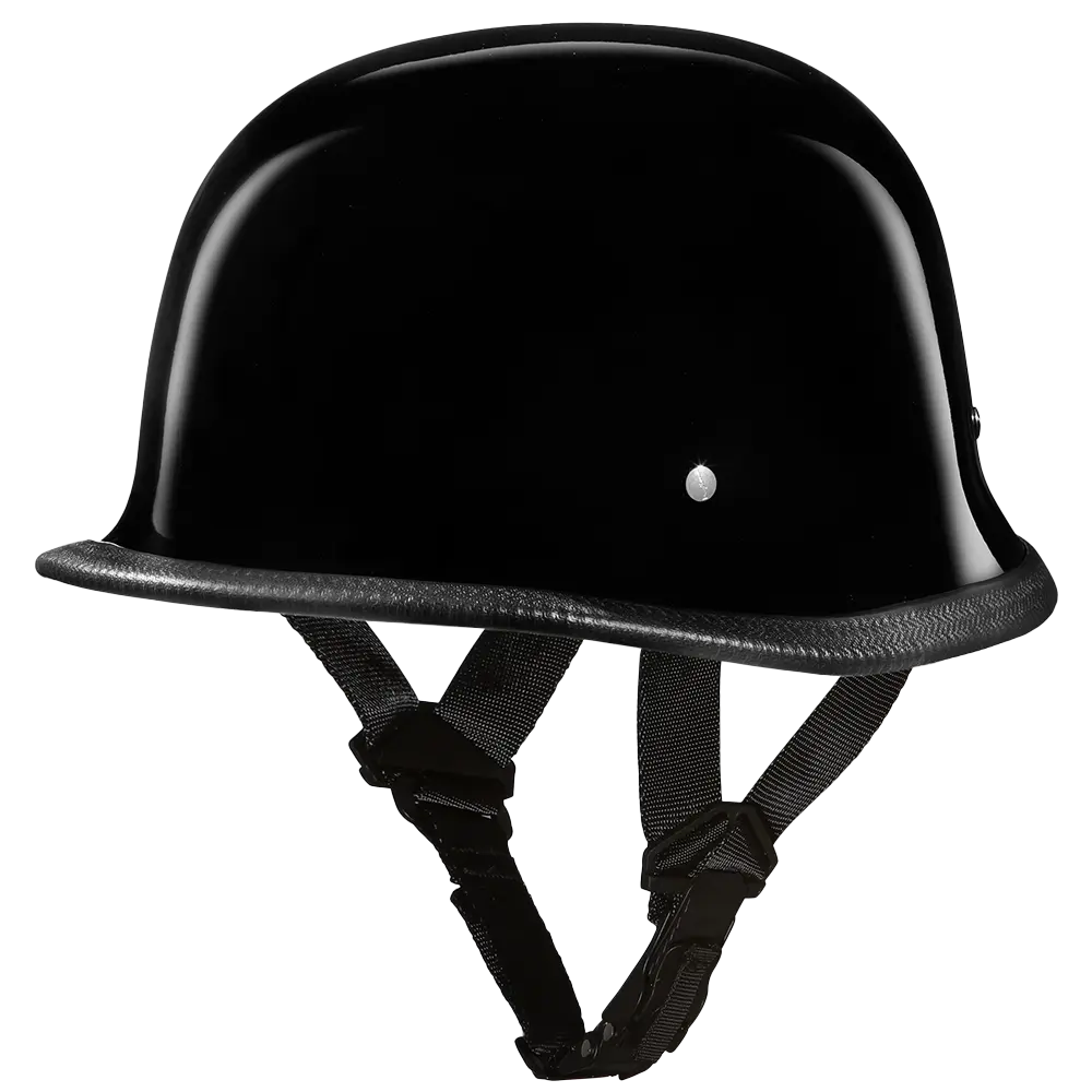 D.O.T. German- Hi-Gloss Black Daytona Helmets