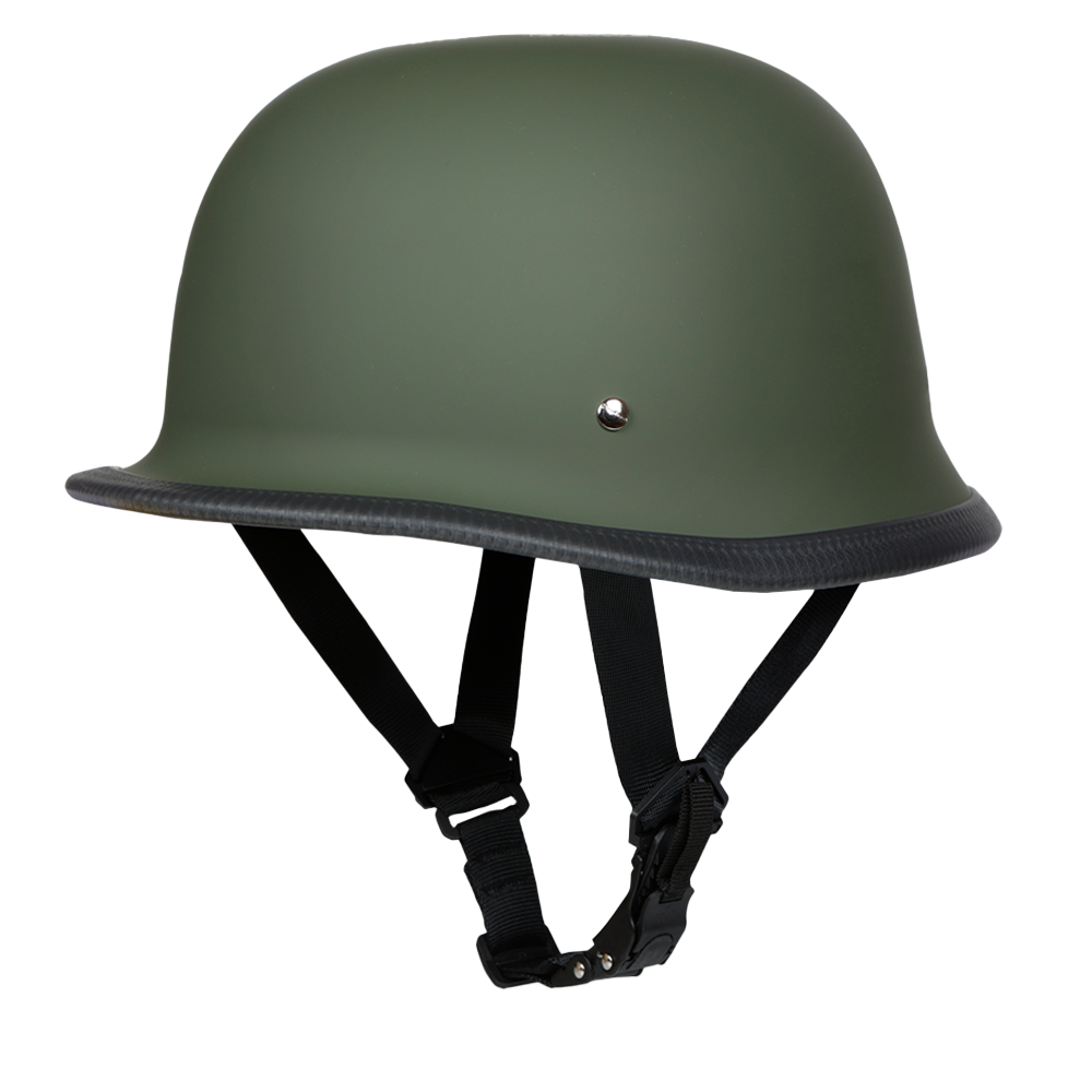 D.O.T. German- Military Green Daytona Helmets