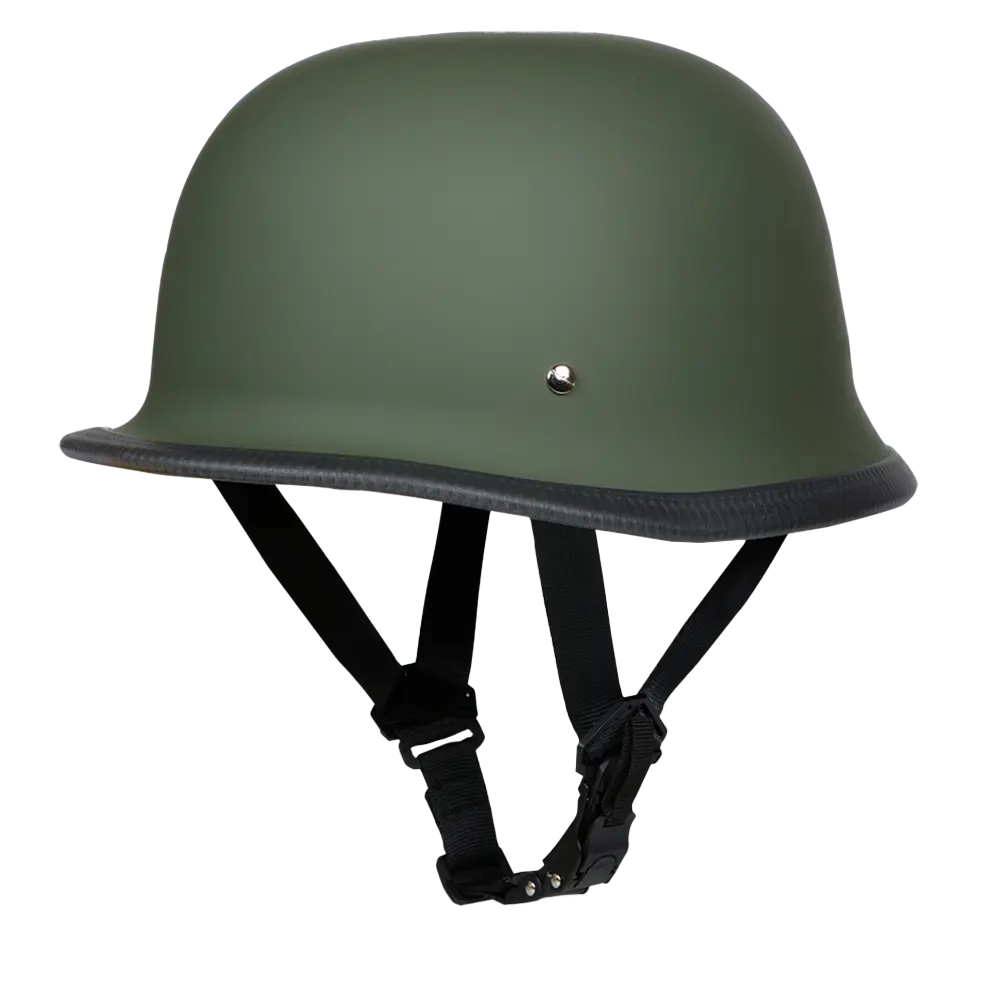 D.O.T. German- Military Green Daytona Helmets