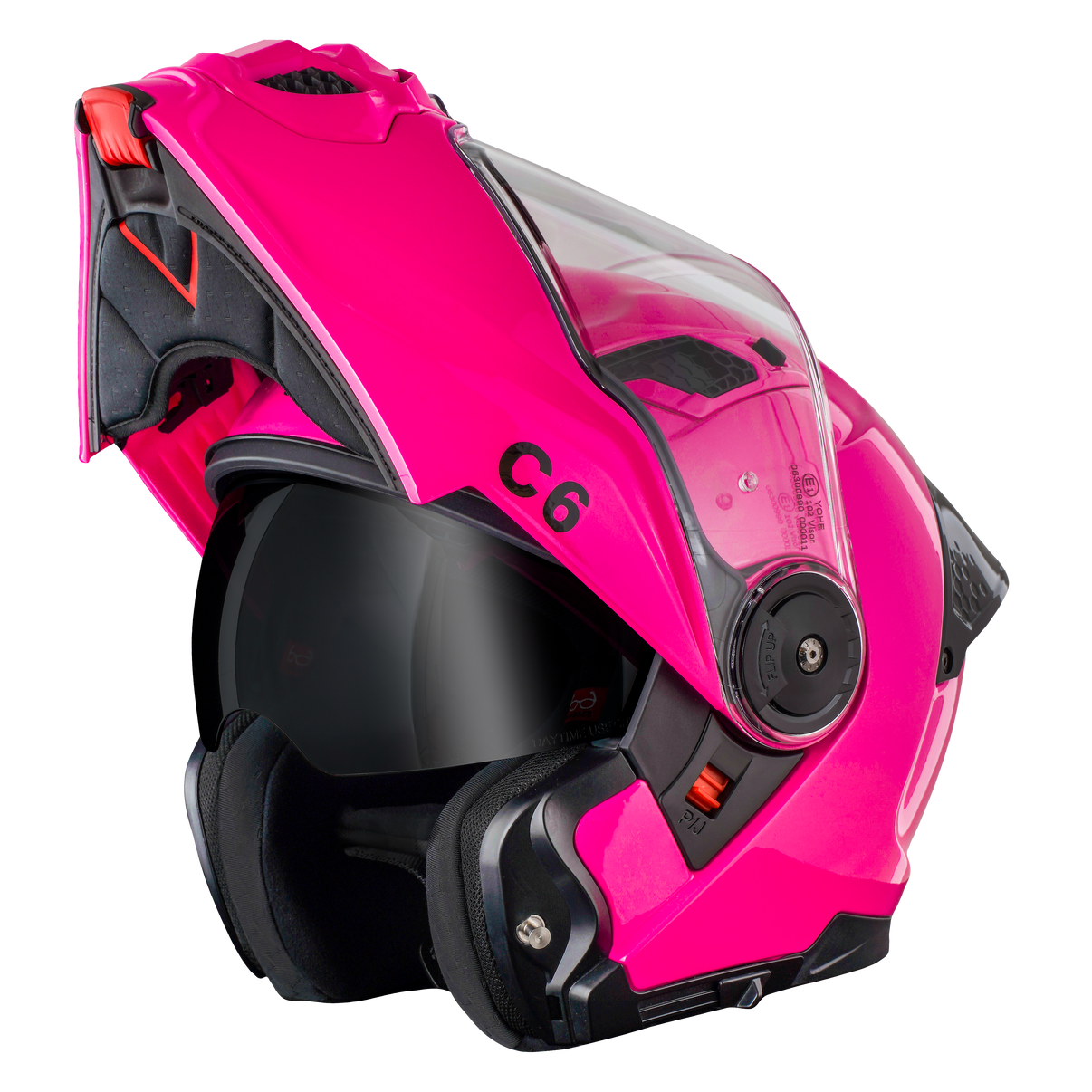 D.O.T. & ECE Daytona C6 Helmet - Hi-Gloss Pink - LiveTheGnar