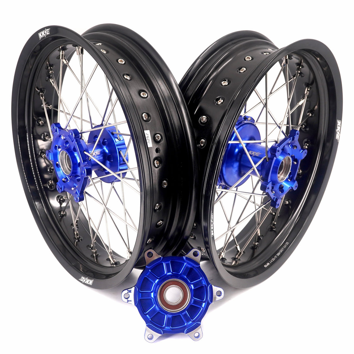 Pre-order KKE 3.5/4.25*17inch CUSH Drive Supermoto Wheels for YAMAHA YZ125/250 YZ250F/450F WR250F/450F YZ250X 2016-2024 KKE Racing