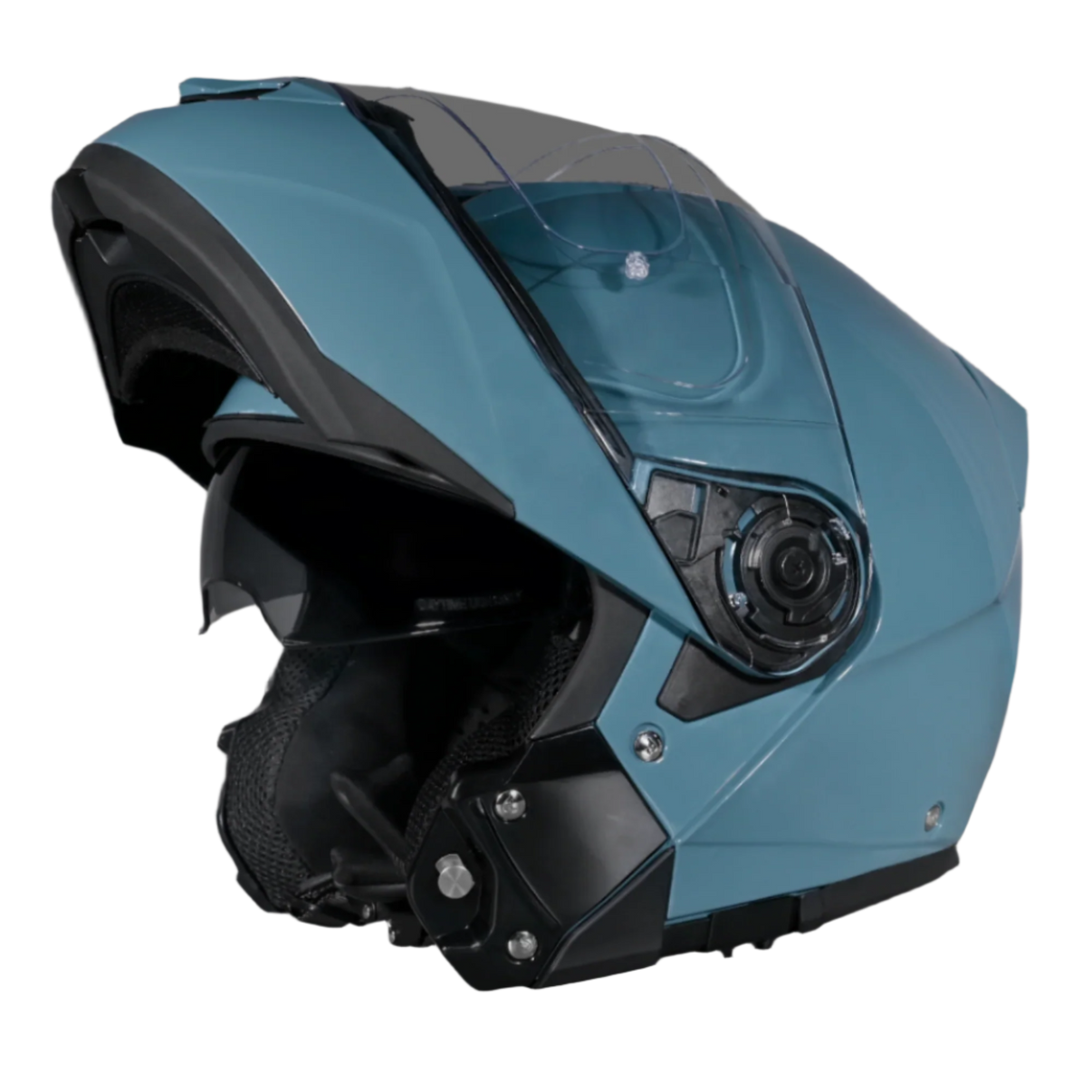 Daytona Glide Modular Motorcycle Helmet - DOT Approved, Bluetooth Ready, Dual Visor, Men/Women/Youth- Shark Blu Daytona Helmets