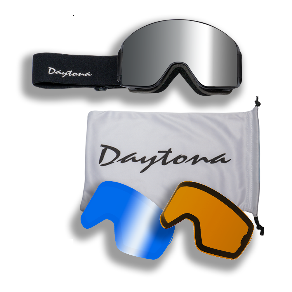 Daytona Snow Goggle Scope (Includes 1 x Magnetic Frame, 3 x Magnetic Lens, 1 x Goggles Dust Cover) Daytona Helmets
