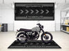 Designed Pit Mat for Brixton Cromwell Motorcycle - MM7460 MPM Motorcycle Mat
