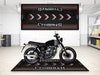 Designed Pit Mat for Brixton Cromwell Motorcycle - MM7460 MPM Motorcycle Mat