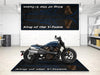 Designed Pit Mat for Cruiser Motorcycle "King of the V-Twins" - MM7302 MPM Motorcycle Mat