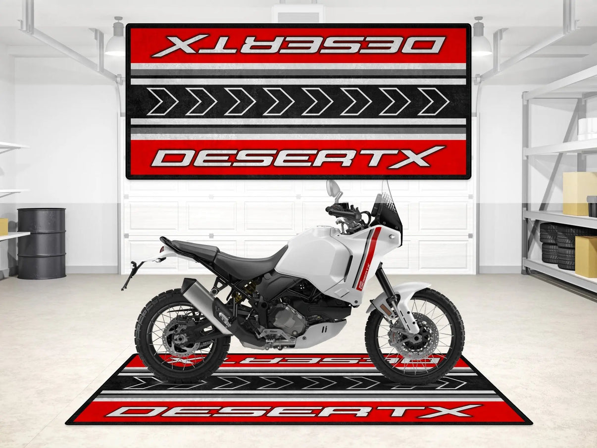 Designed Pit Mat for Ducati DesertX Motorcycle - MM7168 MPM Motorcycle Mat