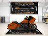 Designed Pit Mat for Indian Challenger Dark Horse Motorcycle - MM7332 MPM Motorcycle Mat