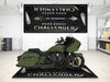 Designed Pit Mat for Indian Challenger Dark Horse Motorcycle - MM7332 MPM Motorcycle Mat