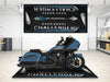 Designed Pit Mat for Indian Challenger Dark Horse Motorcycle - MM7332 MPM Motorcycle Mat