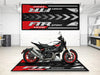 Designed Pit Mat for Indian FTR Sport 1200 Motorcycle - MM7316 MPM Motorcycle Mat