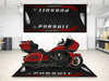 Designed Pit Mat for Indian Pursuit Dark Horse Motorcycle - MM7339 MPM Motorcycle Mat