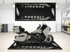Designed Pit Mat for Indian Pursuit Dark Horse Motorcycle - MM7339 MPM Motorcycle Mat