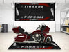 Designed Pit Mat for Indian Pursuit Limited Motorcycle - MM7338 MPM Motorcycle Mat
