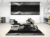 Designed Pit Mat for Indian Roadmaster Dark Horse Motorcycle - MM7337 MPM Motorcycle Mat
